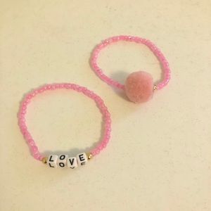💥3/$15💥 Baby Pink Bracelet and Choker Set